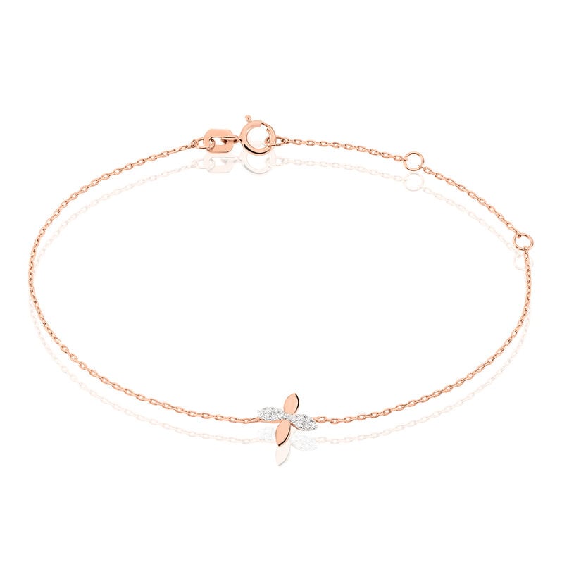 Bracelet Or Rose Ginila - Spannringe Damen | OROVIVO