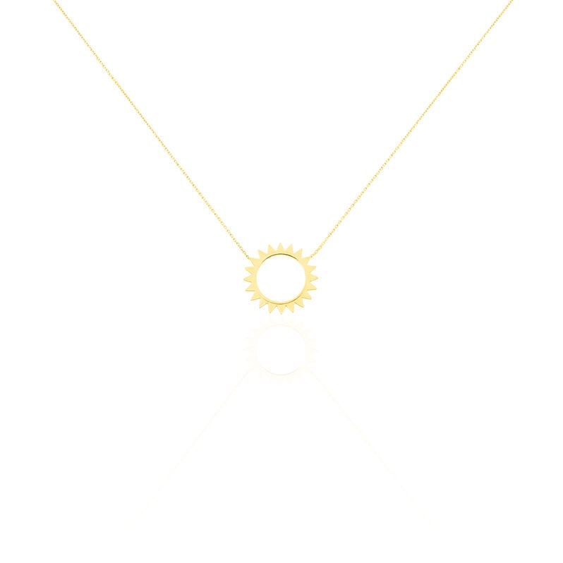 Collier Or Jaune Louki Soleil - Spannringe Damen | OROVIVO