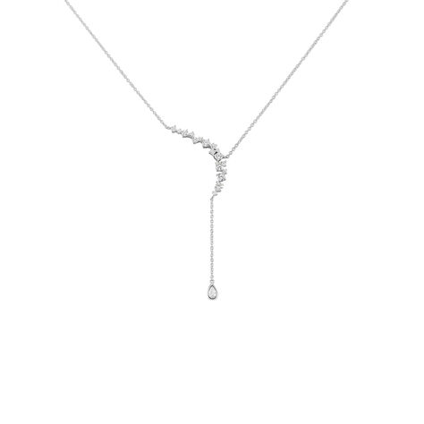 Damen Halskette Silber 925 Zirkonia Ina - Halsketten Damen | OROVIVO