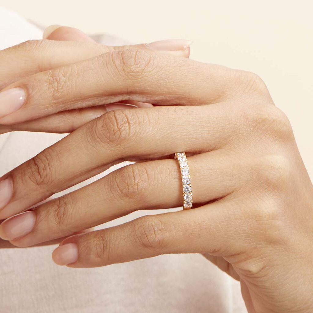 Damenring Gold 375 Zirkonia Julietta - Ringe mit Stein Damen | OROVIVO