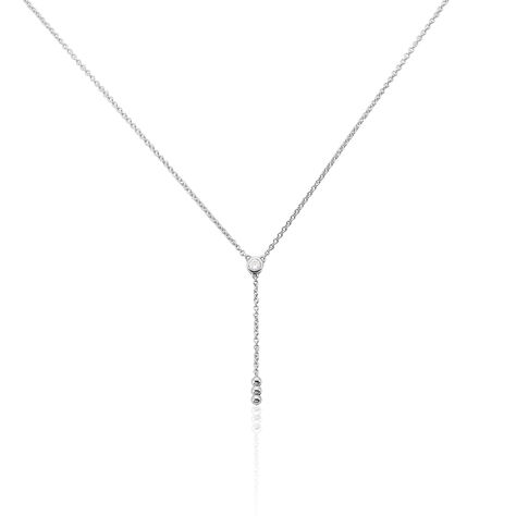 Damen Halskette Silber 925 Zirkonia Tilde - Halsketten Damen | OROVIVO
