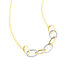 LUCETTE Damen Collier Gold Bicolor 375 (9 Karat) Oval
