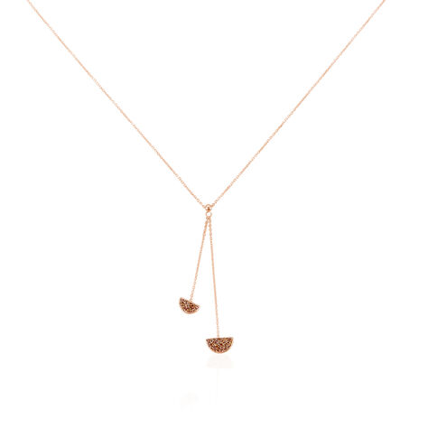 Damen Halskette Roségold 375 Glitzer - Halsketten Damen | OROVIVO