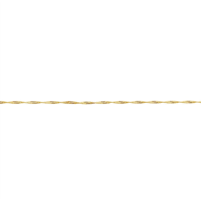 SINGAPUR 1 Damen Kette Gold 375 (9 Karat) B 1,2 mm - Halsketten Damen | OROVIVO