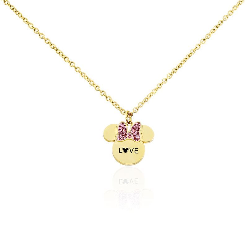 Collier Disney Acier Doré Cristaux - Spannringe Damen | OROVIVO