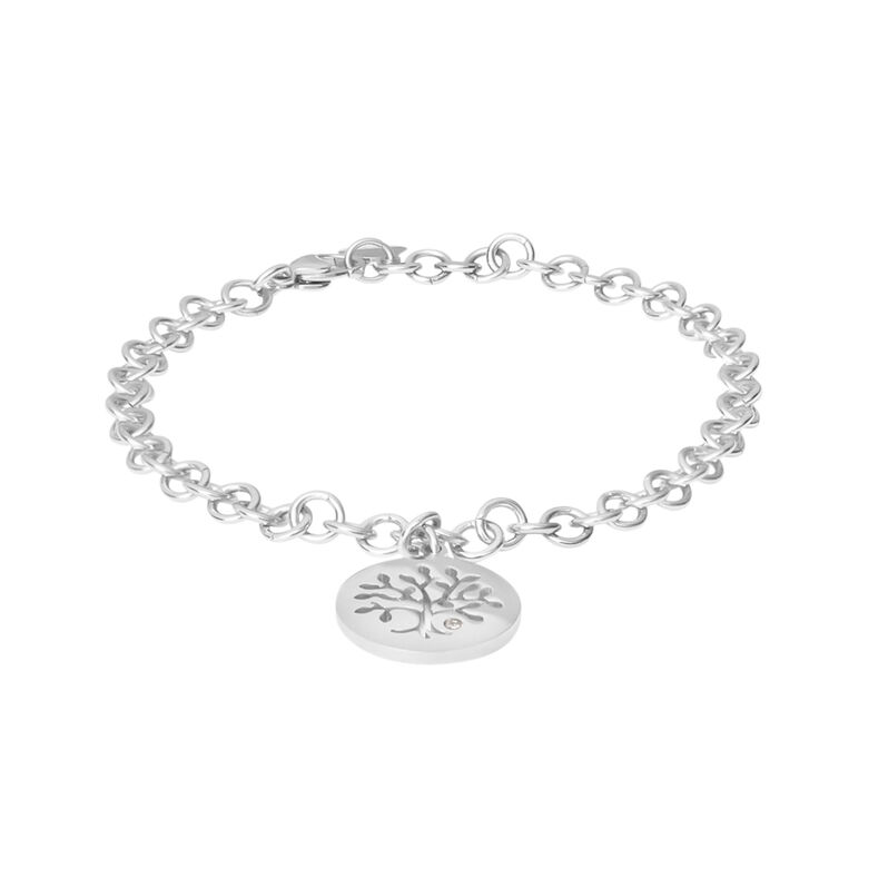 Bracciale Sunrise Acciaio Cristallo - Spannringe Damen | OROVIVO