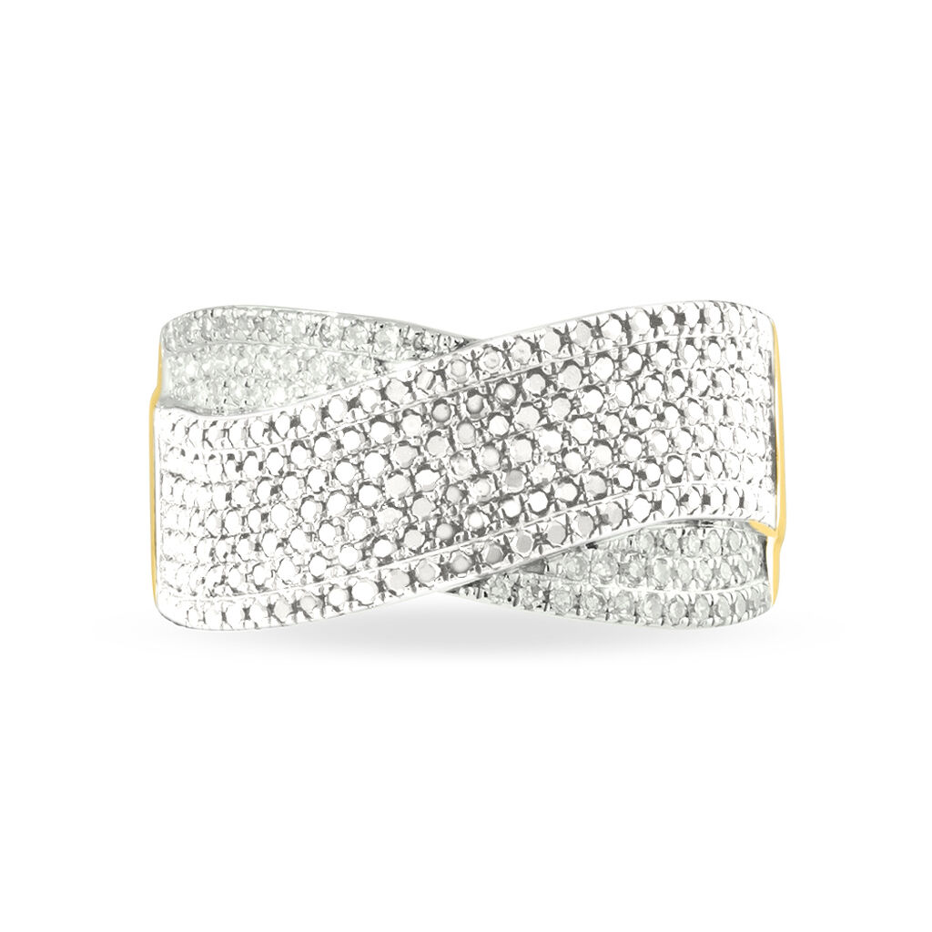 Bague Elyne Or Jaune Diamant - Spannringe Damen | OROVIVO