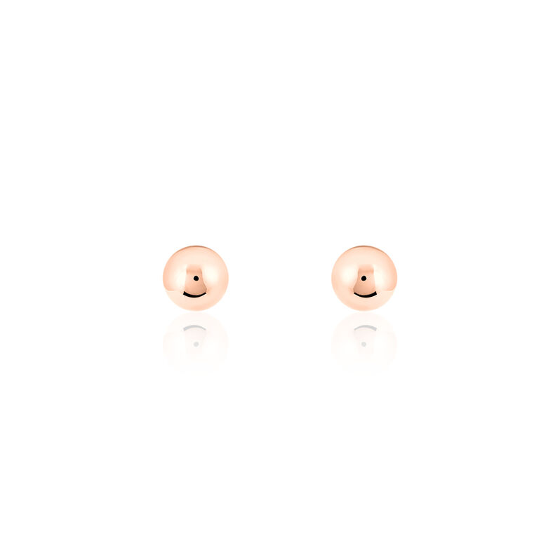 Damen Ohrstecker Roségold 375 Kugel 5mm Fidelia - Ohrstecker Damen | OROVIVO