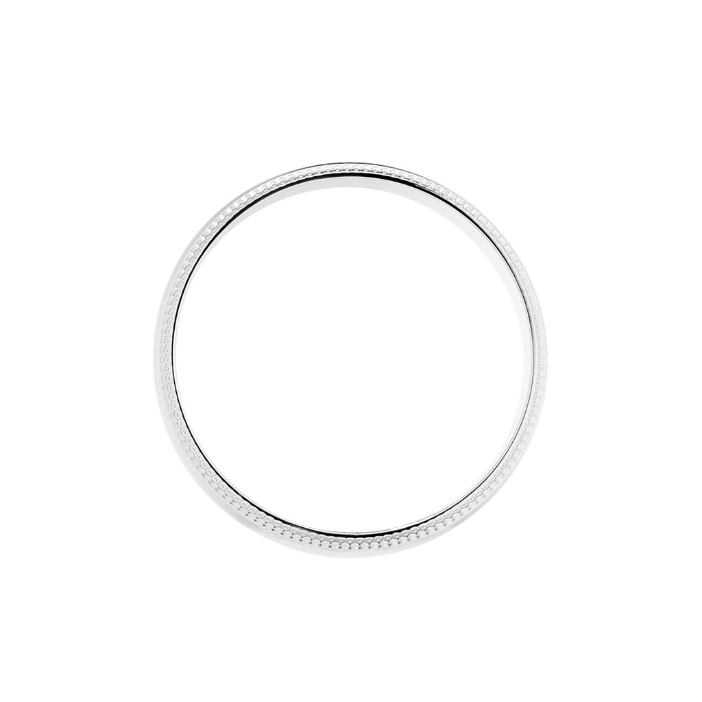 Alliance Irais Demi Jonc Classique Or Blanc - Spannringe Familie | OROVIVO