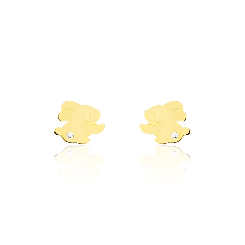 Boucles D'oreilles Or Jaune Oxyde - Spannringe Damen | OROVIVO