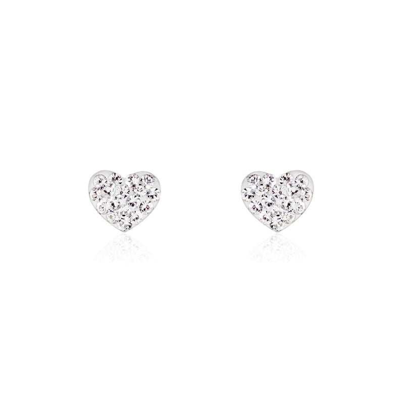 Boucles D'oreilles Puces Or Jaune Ianuaria Cristal - Spannringe Damen | OROVIVO