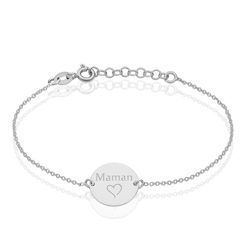 Bracelet Tanie Argent Pastille Ecriture - Spannringe Damen | OROVIVO
