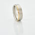 BOND Unisex Ring Edelstahl Bicolor Gold/Silber B 6 mm