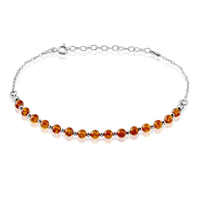 Bracelet Costin Argent Rhodié Ambre - Spannringe Damen | OROVIVO