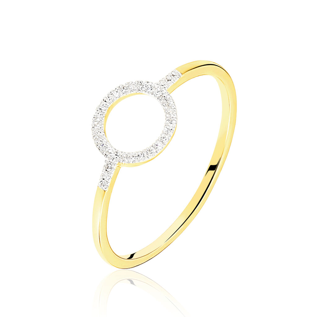 Bague Maude Or Jaune Diamant - Spannringe Damen | OROVIVO