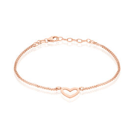 Damenarmband Silber 925 Rosé Vergoldet Herz - Armbänder Damen | OROVIVO