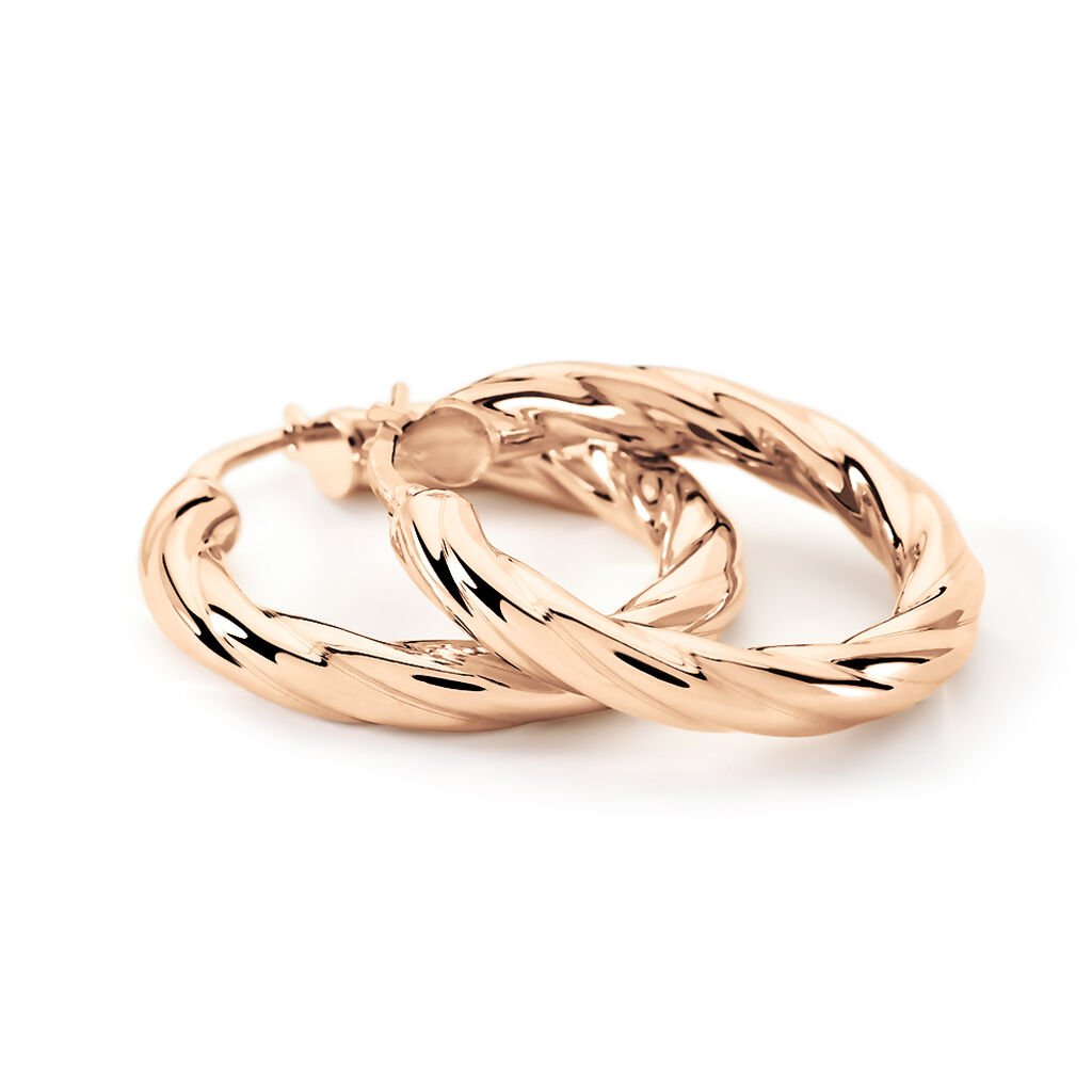 KHALANI Damen Creolen Silber vergoldet 925 - Creolen Damen | OROVIVO