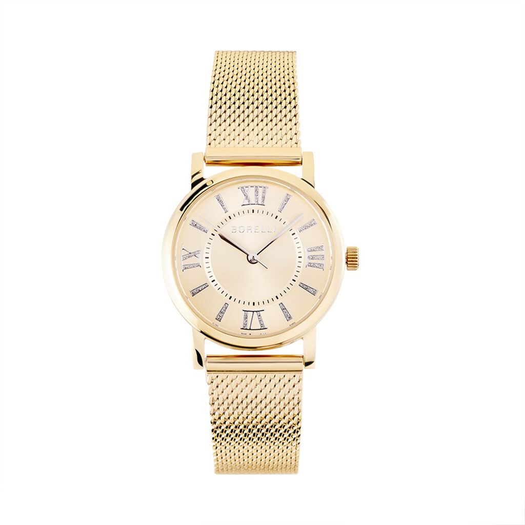 Borelli Damenuhr Seattle BR.2107L/04M Quarz, Uhr ohne Stein