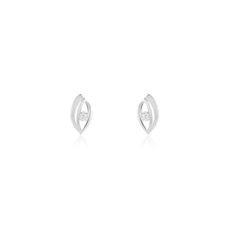 Damen Ohrstecker Silber 925 Zirkonia Vida  - Ohrstecker Damen | OROVIVO