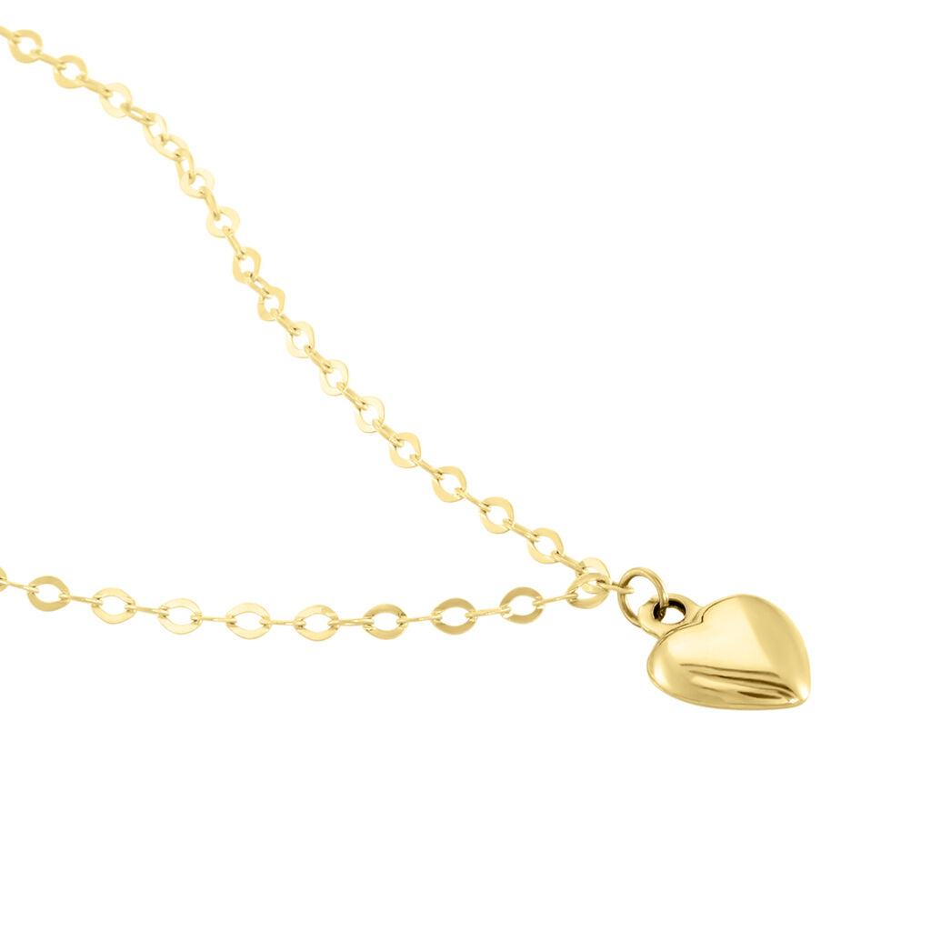 Damen Kette Gold 375 Herz