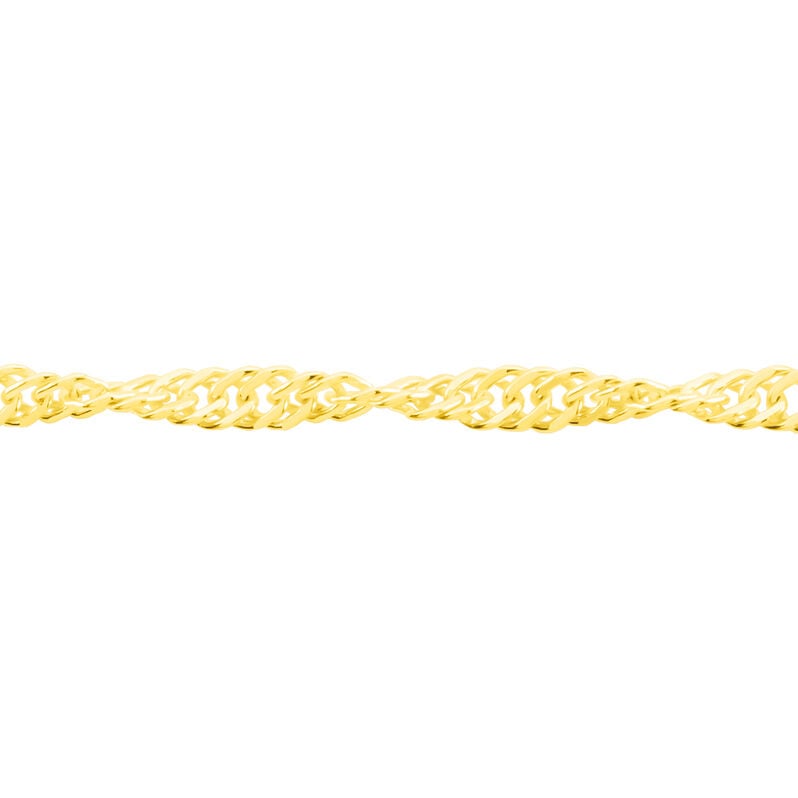 SINGAPUR 2 Damen Kette Gold 375 (9 Karat) B 1,4 mm - Halsketten Damen | OROVIVO