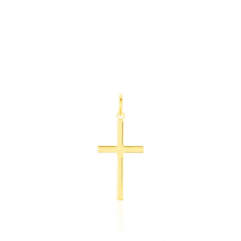 ALYSSA KREUZ 9 Unisex Anh&auml;nger Gold 333 (8 Karat) Religi&ouml;ses Kreuz - Schmuckanh&auml;nger Unisex | OROVIVO