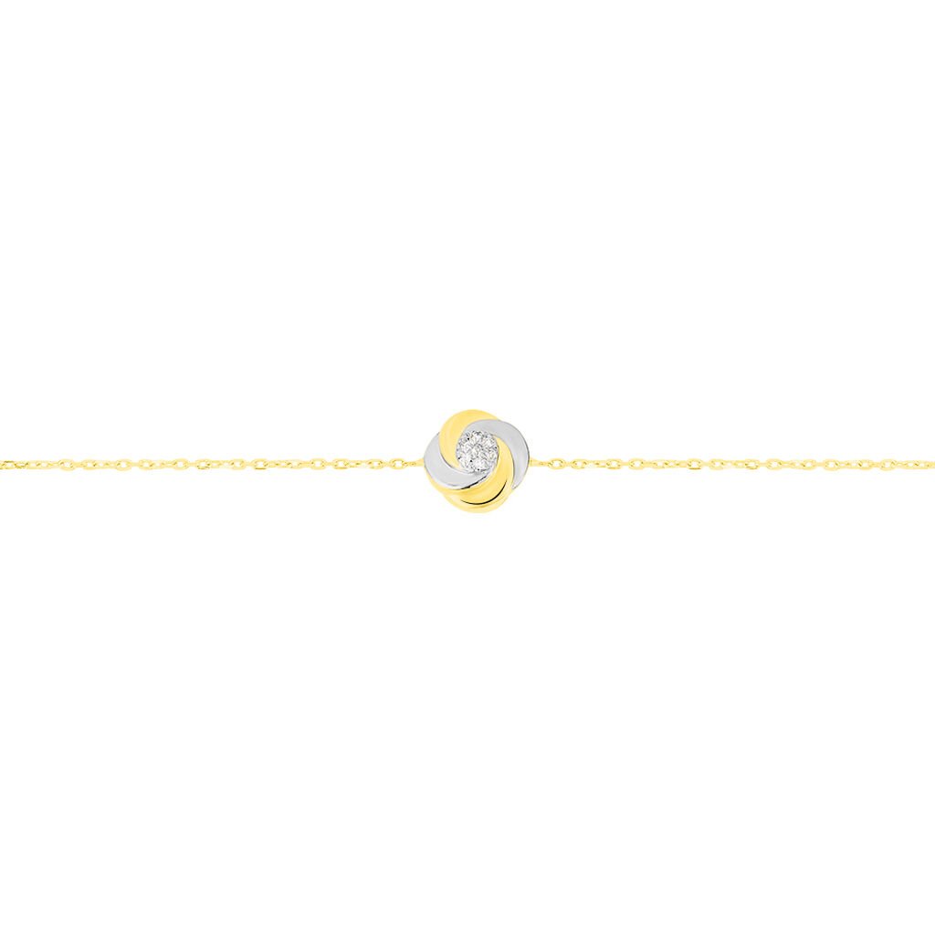 Bracelet Or Bicolore Andresia Tourbillon - Spannringe Damen | OROVIVO