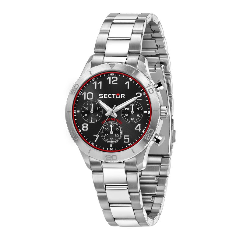Orologio Sector multifunzione cinturino e cassa in acciaio - Spannringe Herren | OROVIVO