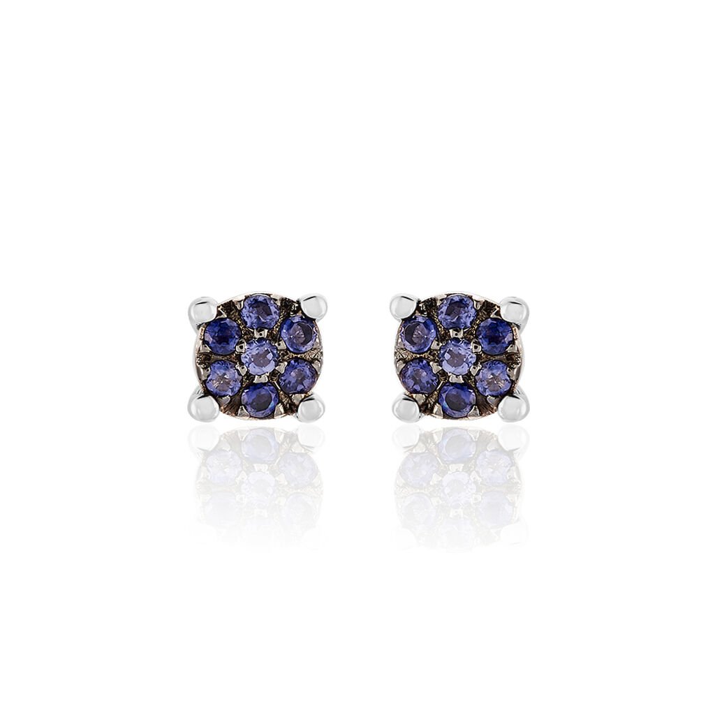 Boucles D'oreilles Or Weiss Joudy Puces - Spannringe Damen | OROVIVO