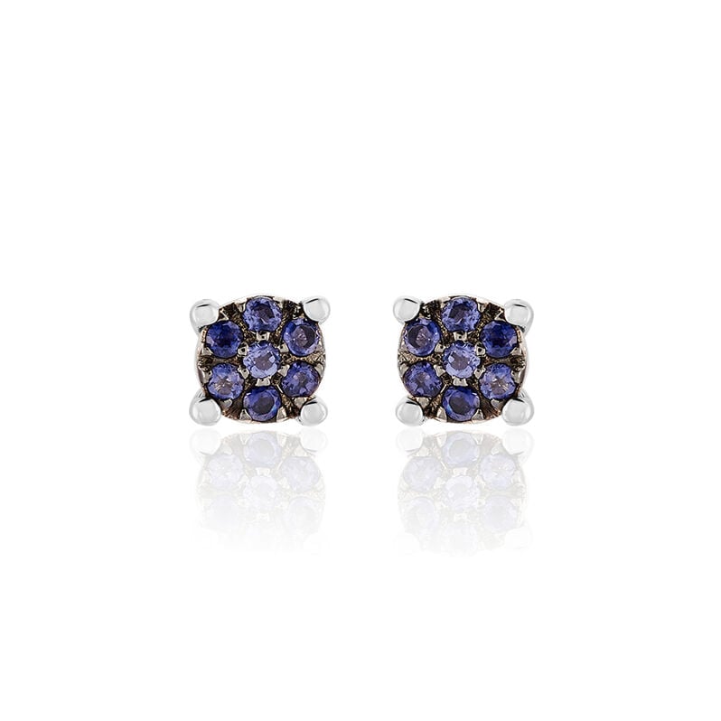 Boucles D'oreilles Or Weiss Joudy Puces - Spannringe Damen | OROVIVO