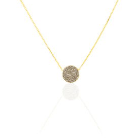 Damen Halskette Gold 375 Glitzer - Ketten mit Anhänger Damen | OROVIVO
