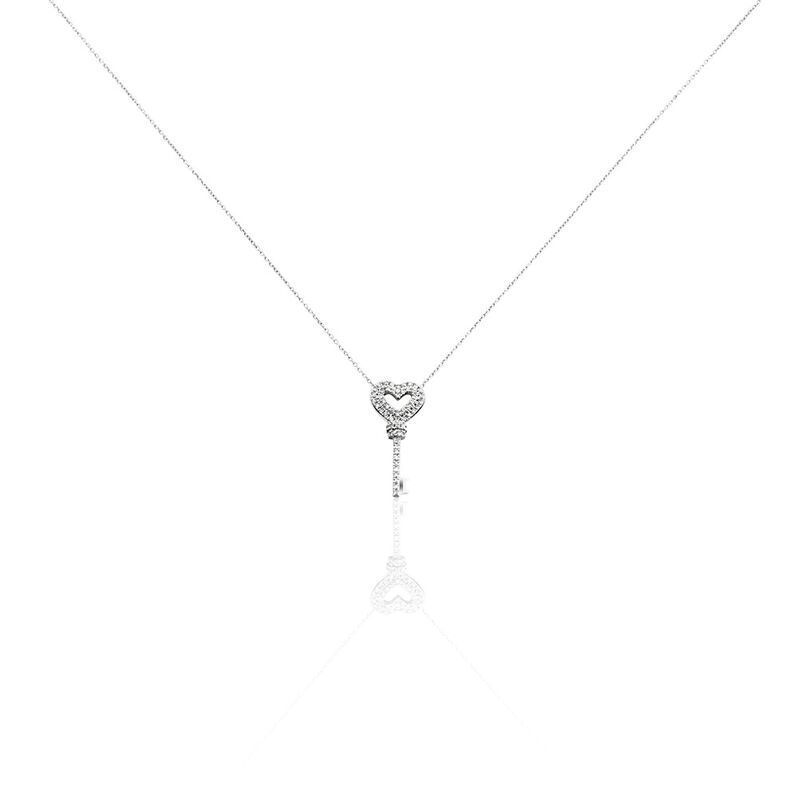 Collier Geremia Or Blanc Diamant - Spannringe Damen | OROVIVO