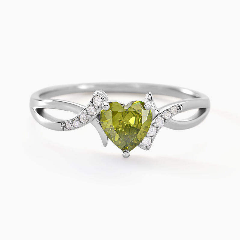 Bague Avalon Argent Weiss Oxyde De Zirconium - Spannringe Damen | OROVIVO