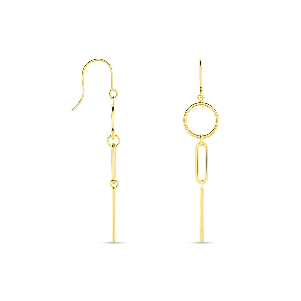 Damen Ohrhänger Lang Gold 375 Kreis - Ohrhänger Damen | OROVIVO