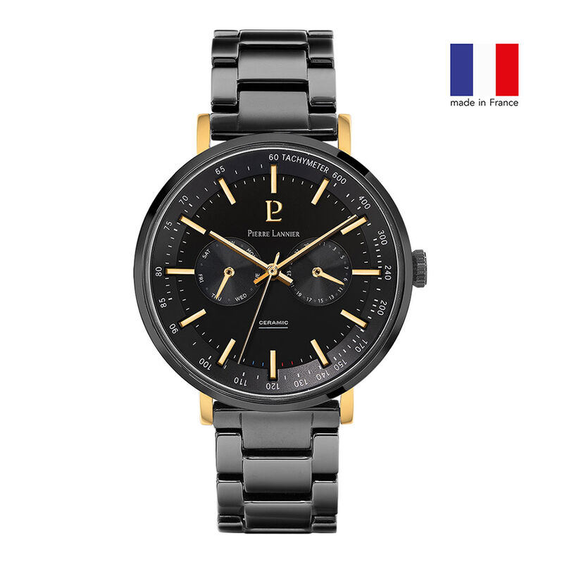 Montre Pierre Lannier Ceramic Noir - Spannringe Herren | OROVIVO