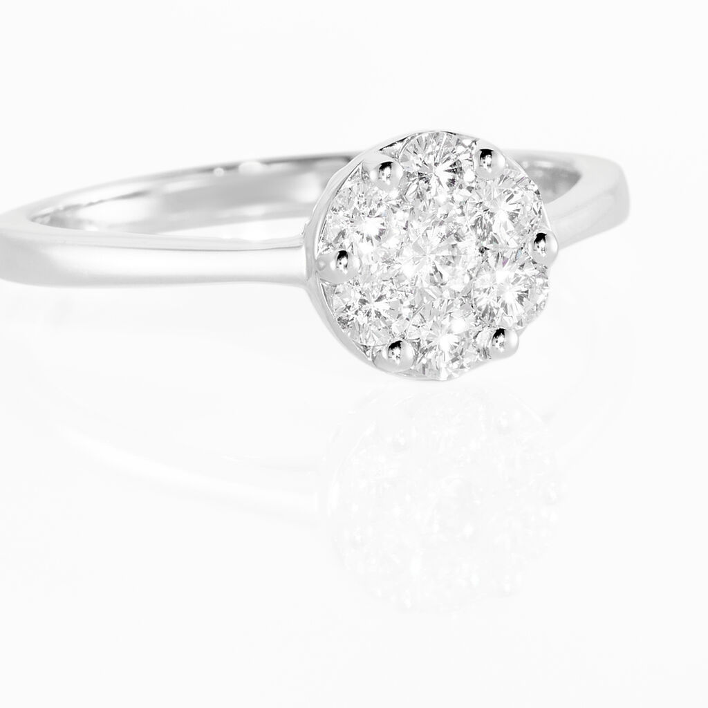 Bague Argent Achile Rond Oxydes - Spannringe Damen | OROVIVO