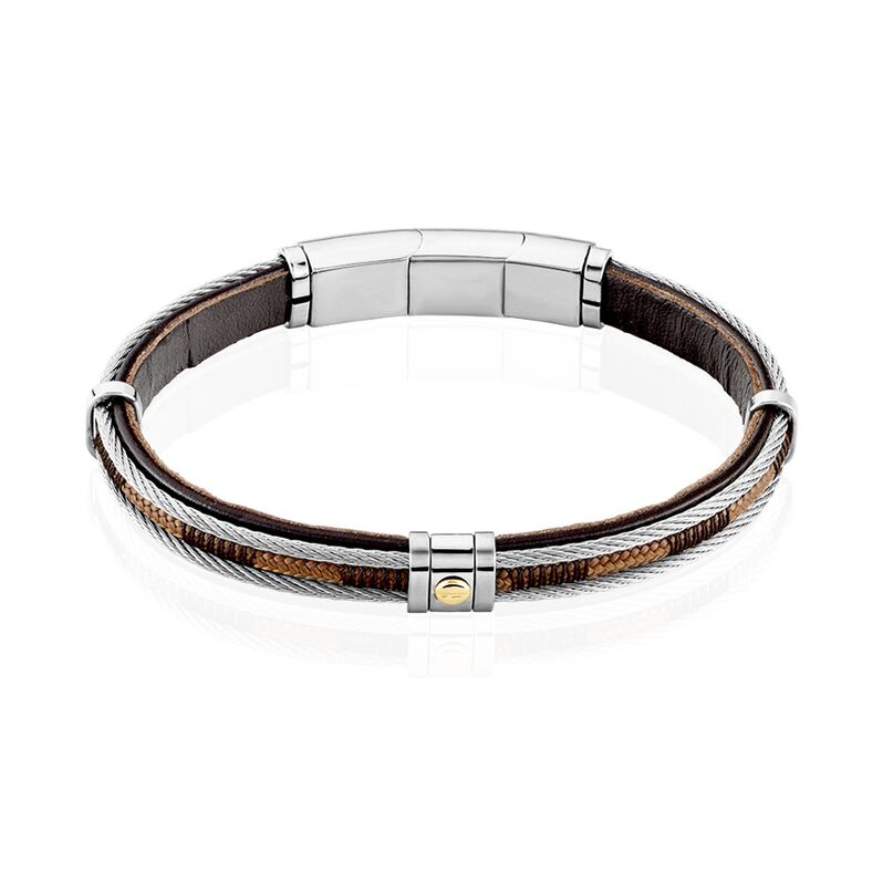 Bracelet Jourdan Egra Acier Bicolore - Spannringe Herren | OROVIVO