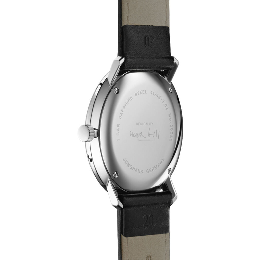 JUNGHANS Herrenuhr Max Bill 41/4817.02 Quarz - Armbanduhren Herren | OROVIVO