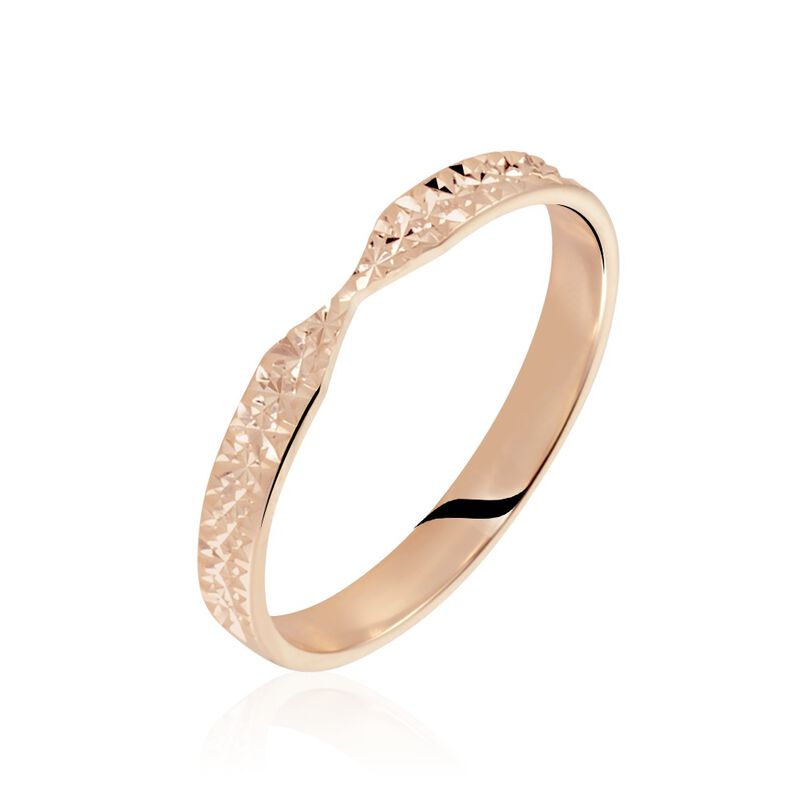 Alliance Or Rose Diamantee - Spannringe Damen | OROVIVO