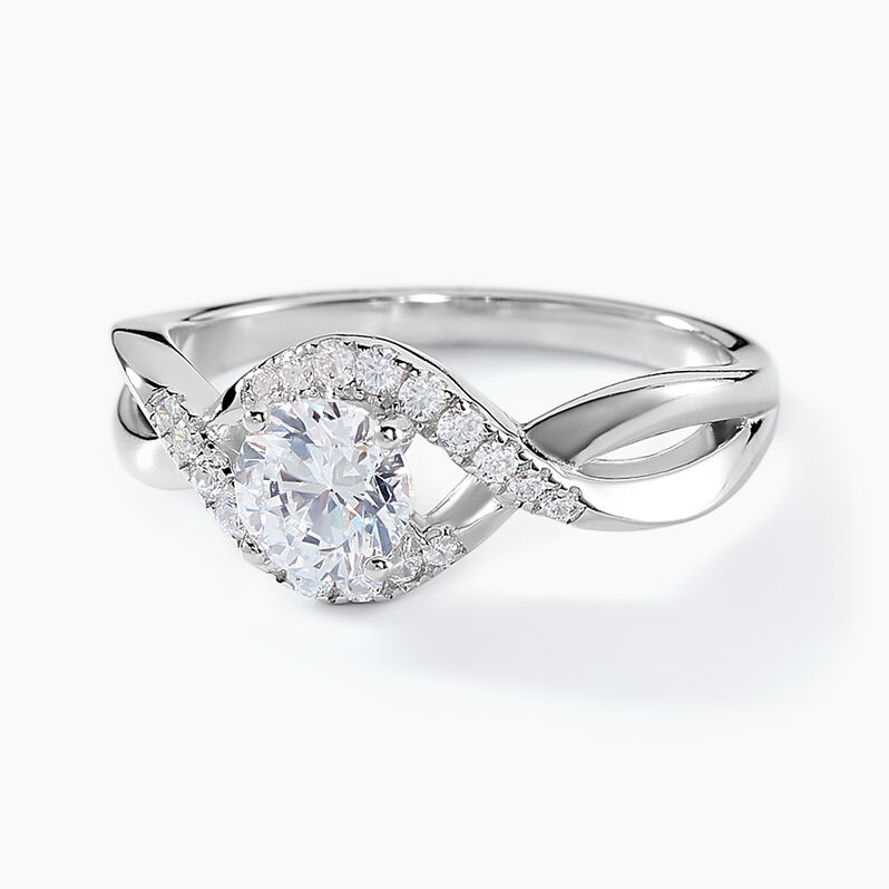 Bague Amarissa Argent Weiss Oxyde De Zirconium - Spannringe Damen | OROVIVO