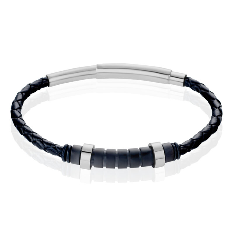 Bracelet Fabien Acier Blanc - Spannringe Herren | OROVIVO