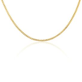 Damen Schlangenkette Flach Messing Gold Vergoldet - Ketten Damen | OROVIVO