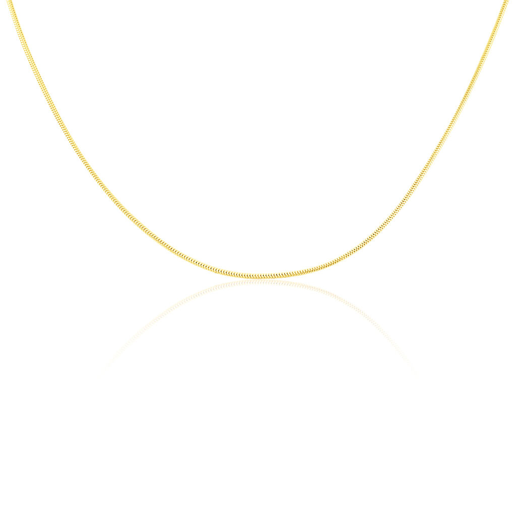 SCHLANGE 2 Damen Kette Gold 375 (9 Karat) B 1,2 mm