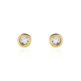 Damen Ohrstecker Gold 375 Diamant 0,52ct - Ohrstecker Damen | OROVIVO