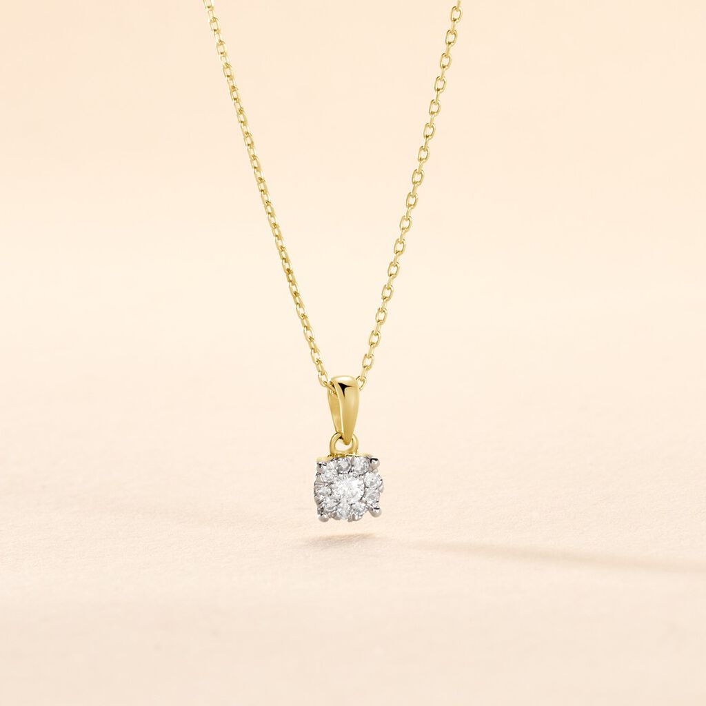 Collier Artemis Or Jaune Diamants - Spannringe Damen | OROVIVO