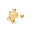ADEA Damen Ohrstecker Edelstahl vergoldet Blume