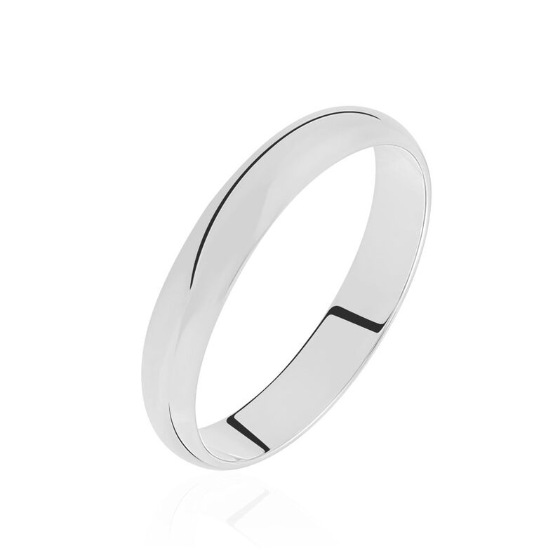 Alliance Aphroditia Ruban Plat Or Blanc - Spannringe Familie | OROVIVO