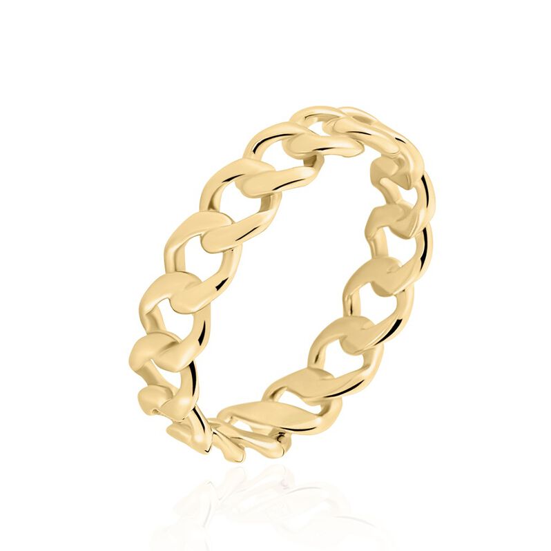 Damen Ring Vergoldet Ohne Stein Soleil  - Ringe Damen | OROVIVO