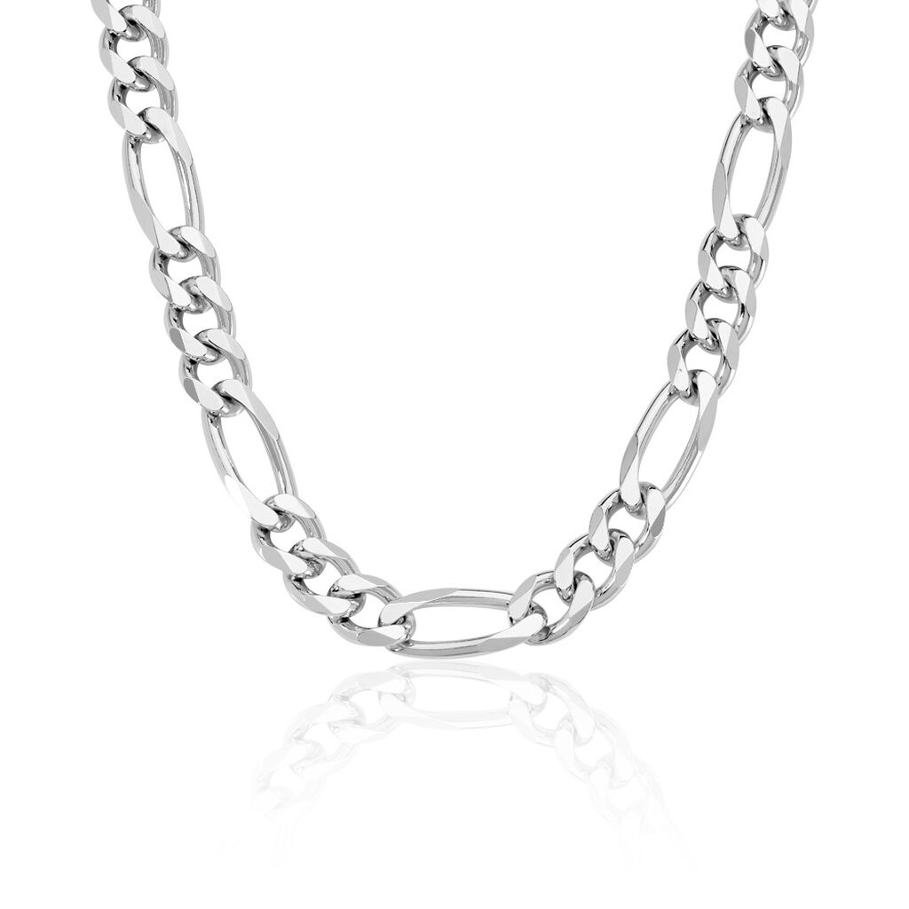 FIGARO Herren Kette Silber 925 B 7,85 mm, Kette ohne Stein