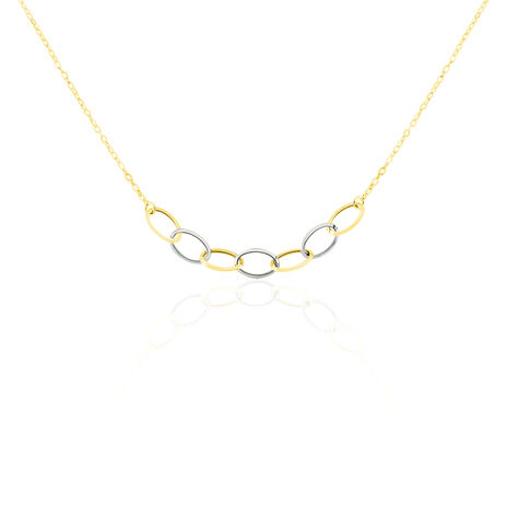 Damen Gliederkette Gold 375 Bicolor - Halsketten Damen | OROVIVO